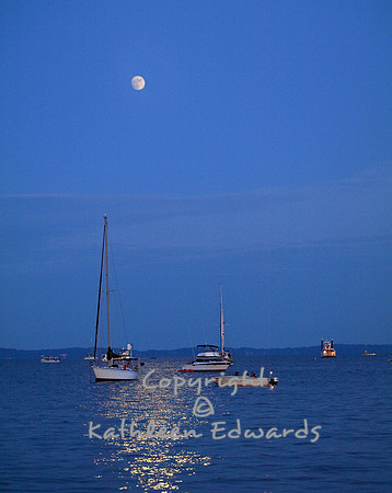Moonrise over the Chesapeake